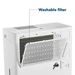 Insignia™ - 2,000 Sq. Ft. 35-Pint Portable Dehumidifier with 4.86 qt Bucket Capacity and ENERGY STAR Certification - White