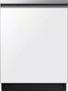 Samsung - 24" Bespoke AutoRelease Dry Smart Built-In Stainless Steel Tub Dishwasher with 3rd Rack, StormWash, 46 dBA - White Glass