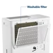 Insignia™ - 3,000 Sq. Ft. 50-Pint Portable Dehumidifier with 6.34 qt Bucket Capacity and ENERGY STAR Certification - White