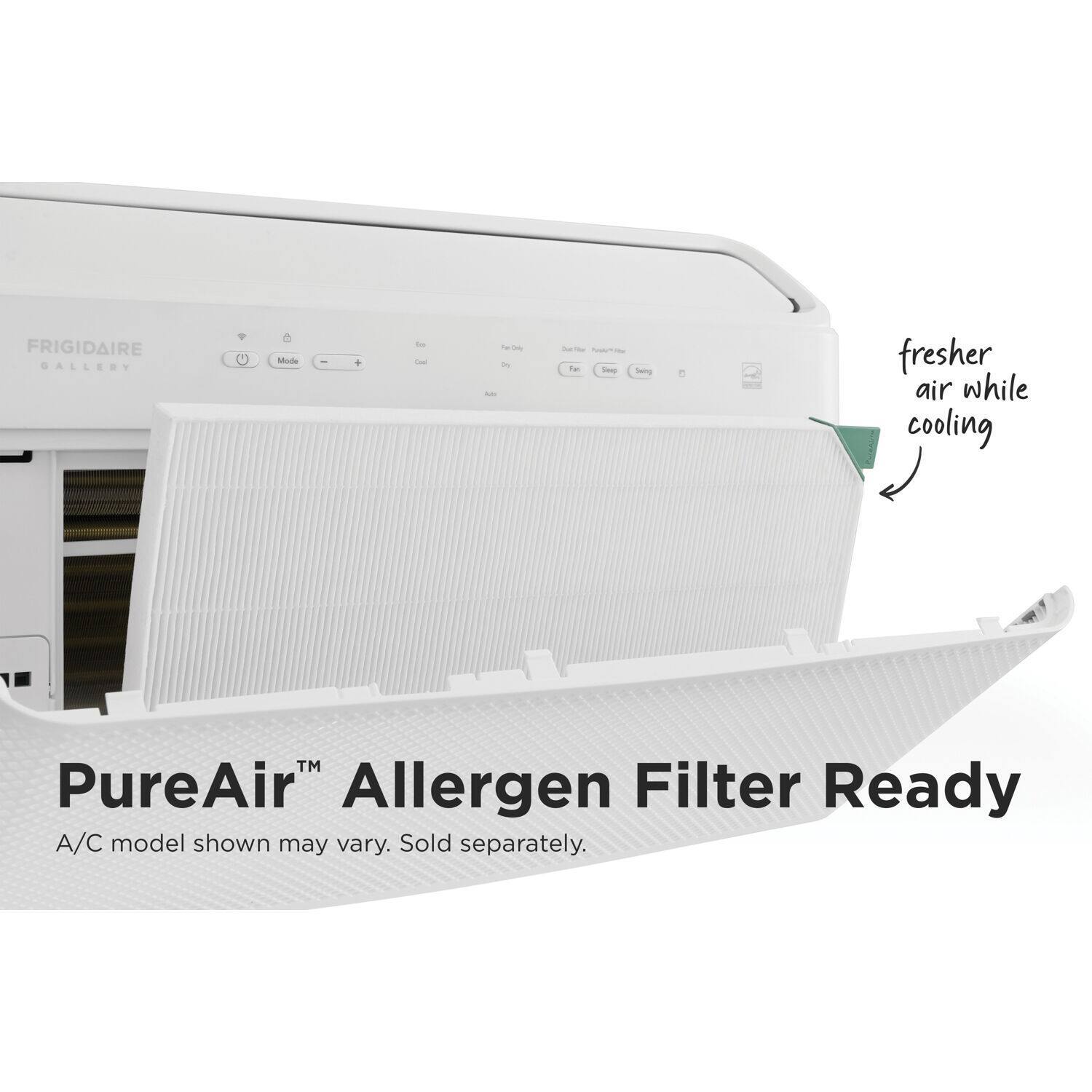 PureAir&trade; Allergen Filter Ready. Sold separately.