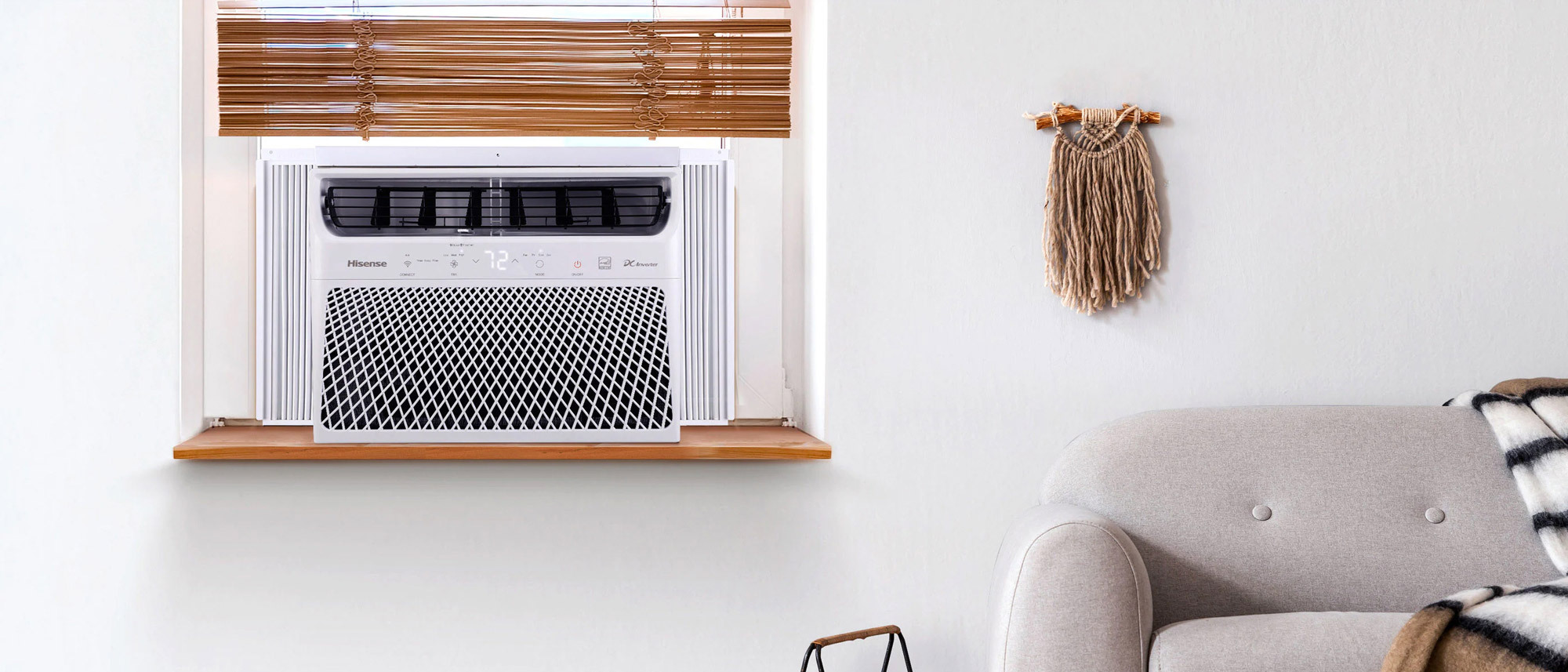 AC window unit in living space