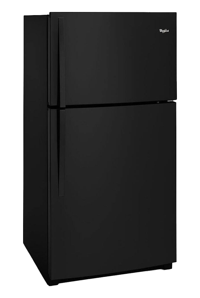 Whirlpool - 21.3 Cu. Ft. Top-Freezer Refrigerator - Black