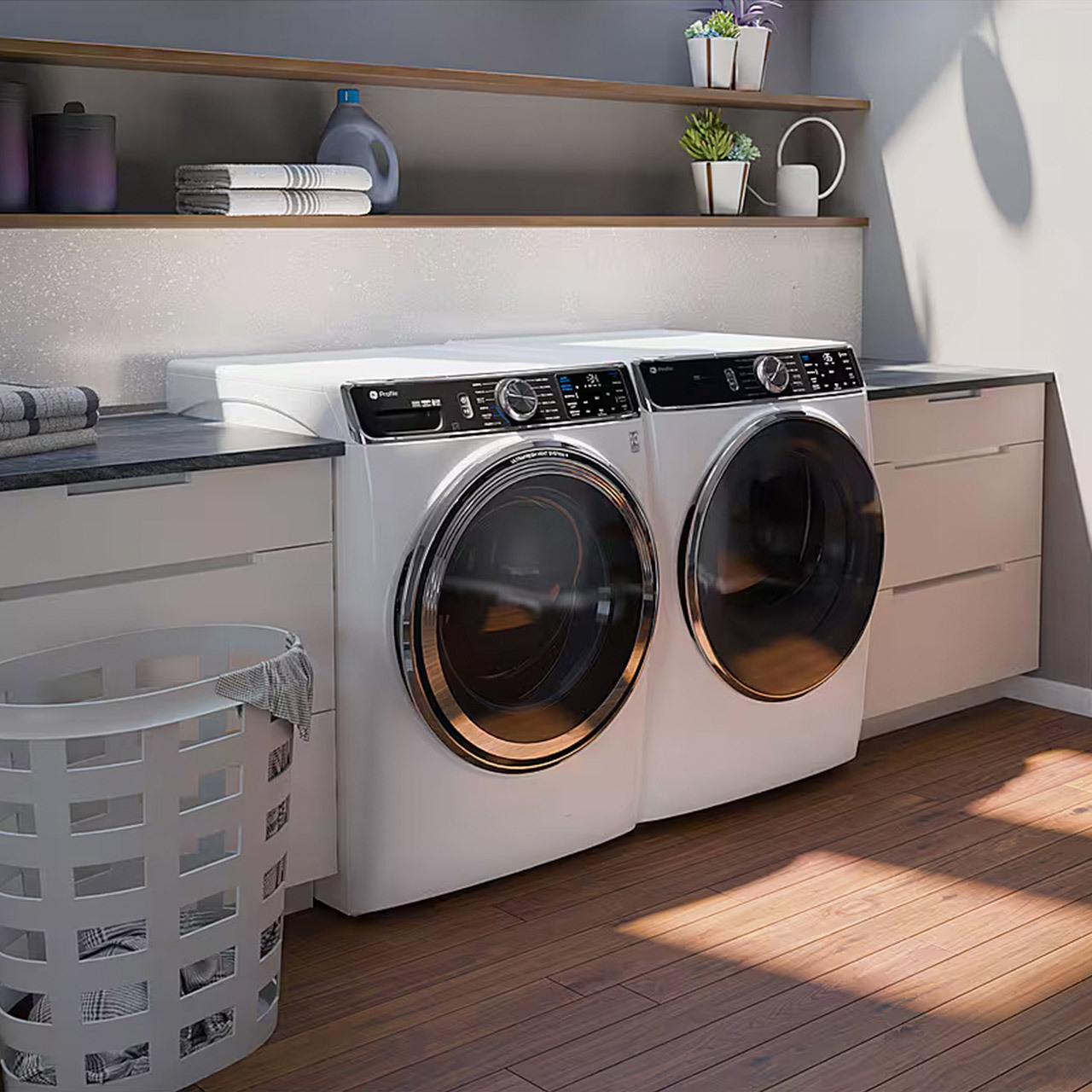 dryers in laundry room