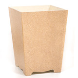 Sand Galuchat Waste Paper Bin - side