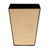 Blonde Lines Tapered Bin - front view