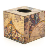 Map Tissue Box Cover
