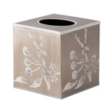 Nickel Cherry Cube Tissue (metal) - side view