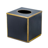 Espresso Milano Tissue Box Cover - hand painted (metal)  Espresso Milano Tissue Box Cover - hand painted (metal)