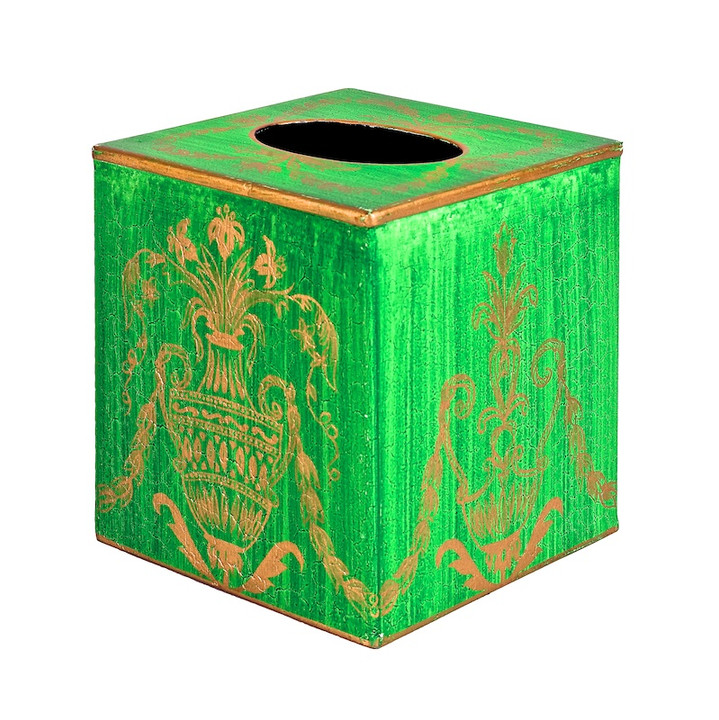 Forest Green Festoon Tissue Box Cover - FESTIVE Sale