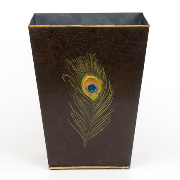 Peacock Waste Paper Bin - Charcoal