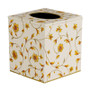 Scroll Cube Tissue Cover - Ivory