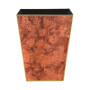 Rosewood Paint Effect Waste Paper Bin - front view