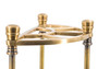 Half Moon Brass Umbrella - Stick Stand - detail top