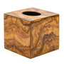Burr Walnut Tissue Box Cover - decoupage (wood)