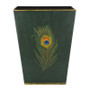 Peacock Waste Paper Bin - Hunter Green