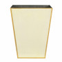 Plain Pastel Waste Paper Bin - Ivory