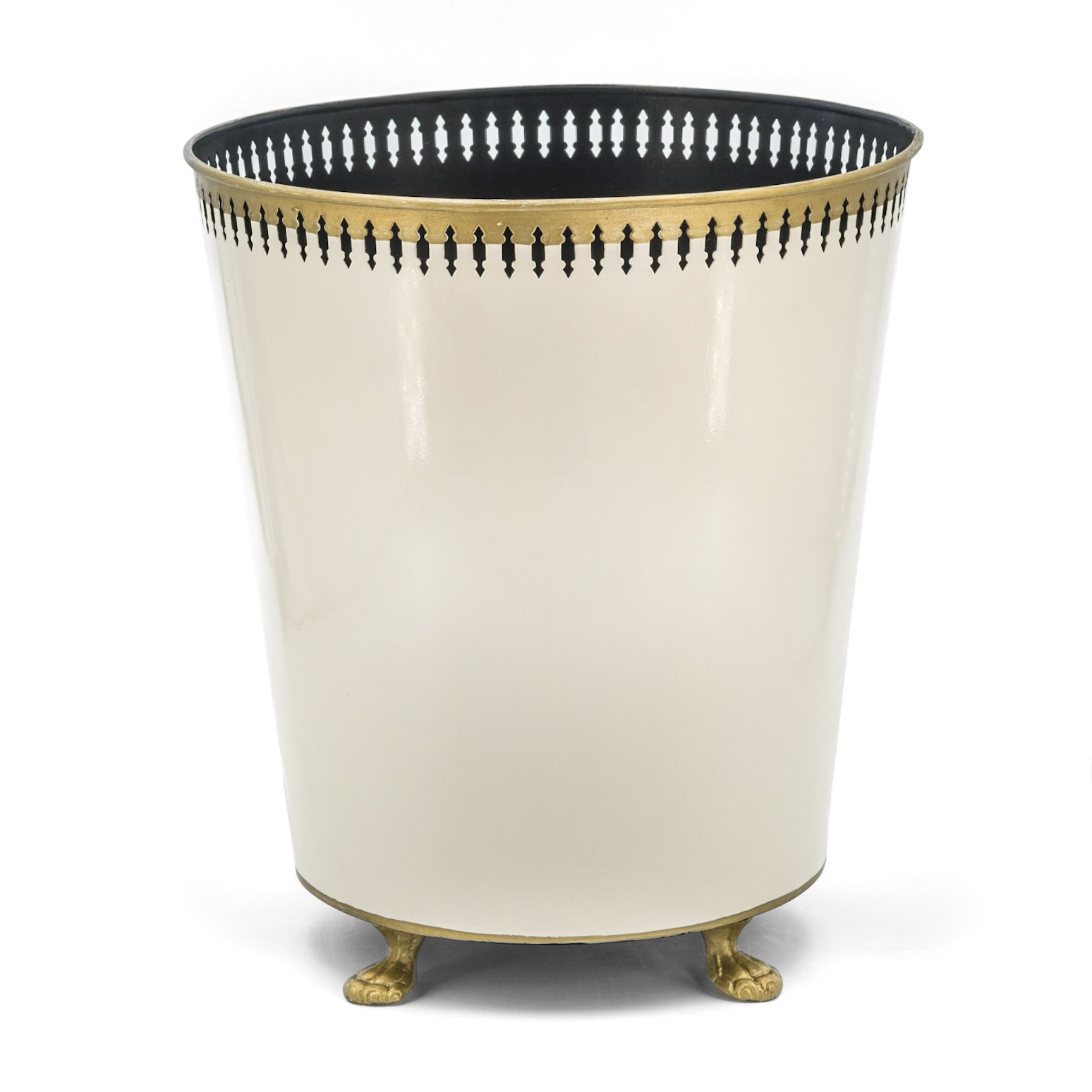 Palais Blanc Plain Waste Paper Bin (metal) 