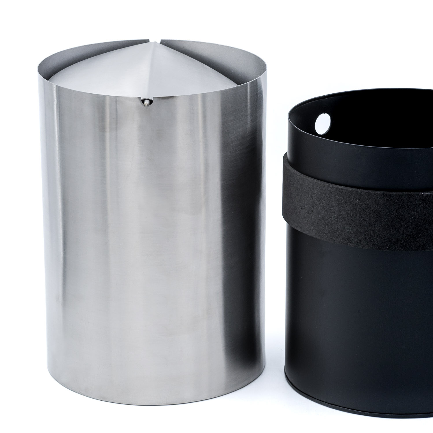 SS SWing Lid Bin with liner