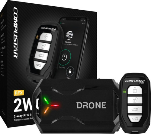 Compustar RFX-2WG15-FM 4 Button, 2-Way Remote Start with DroneMobile Included