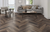 Brown Black Oak 6.5mm Herringbone LVT SPC Floor | 2.05m² Pack Coverage