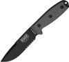 Esee Knives Model 4 CP Black Blade Serrated Edge Knife