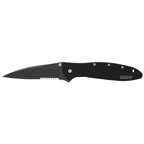Kershaw Black Serrated Leek Knife