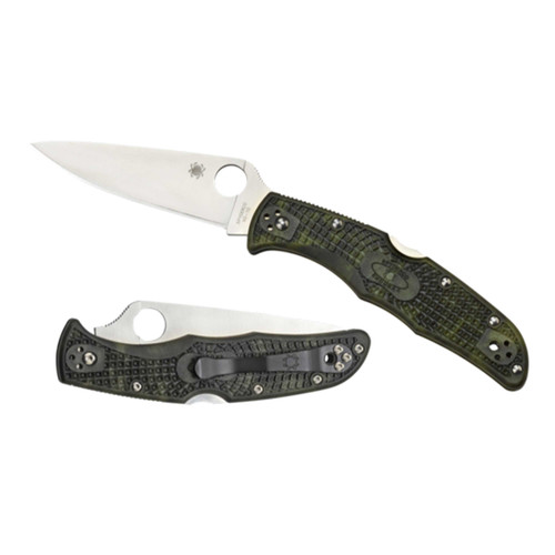 Spyderco C10ZFPGR Endura 4 FRN Zome Green