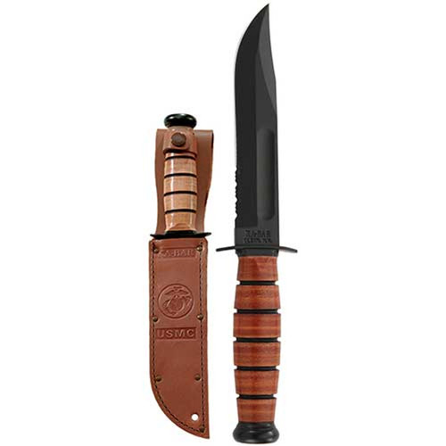 KA-BAR USMC Short Serrated 1252 Knife