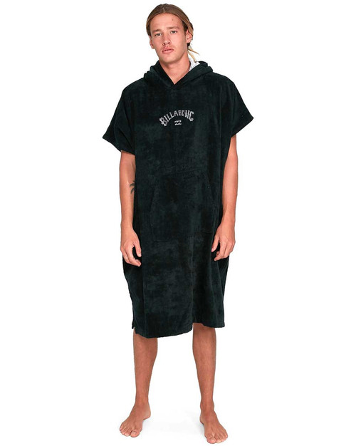 Hooded Towel Mens Black