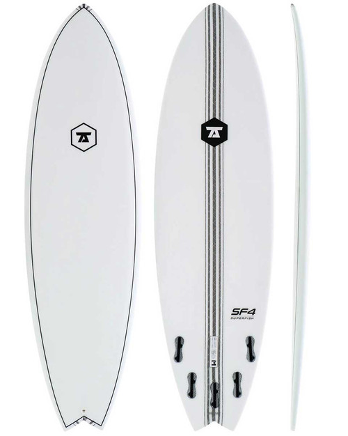 Fish Icon Lite 6'3 - Silver Black - Dreamtime Surf