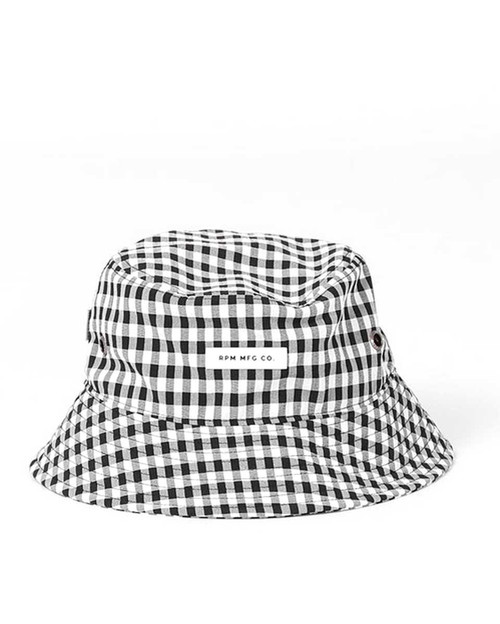 Bucket Hat - Black Gingham
