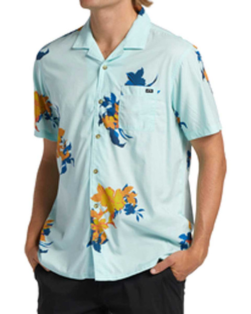 Sundays Vacay Short Sleeve Shirt - Minty