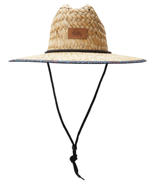 Outsider Straw Hat - Provencial Blue Satin