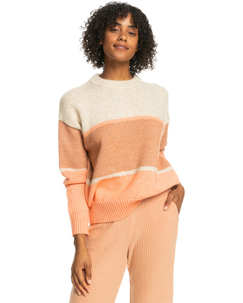 Too Far Crew Neck Sweater - Tapioca