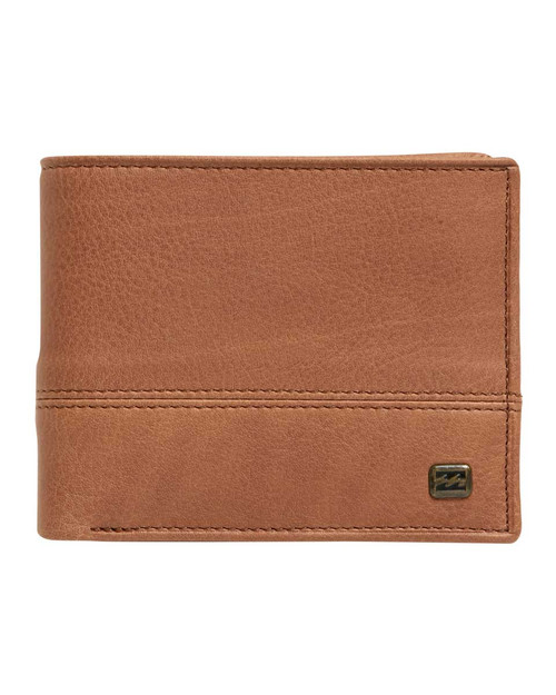 Dimension 2in1 Leather Wallet - Tan