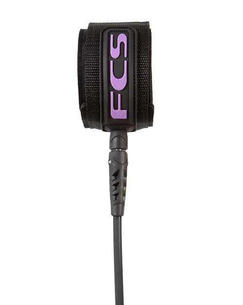 FCS 6ft Regular Classic Leash - Zappo/Black