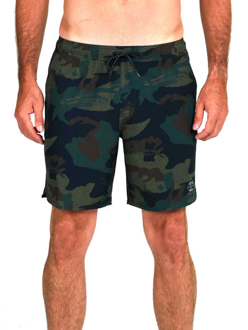 Lowtide Elastic Boardshort - Camo