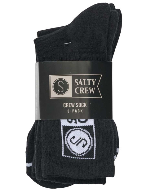 Alpha Sock 3pk - Black 7-11