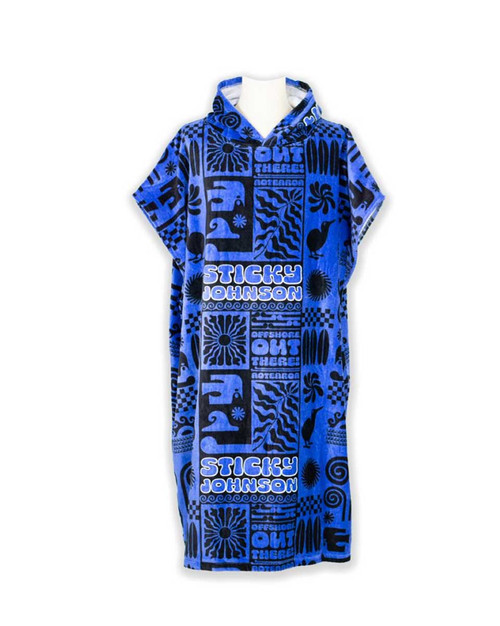 Hooded Towel - Aoteoroa Blue Small