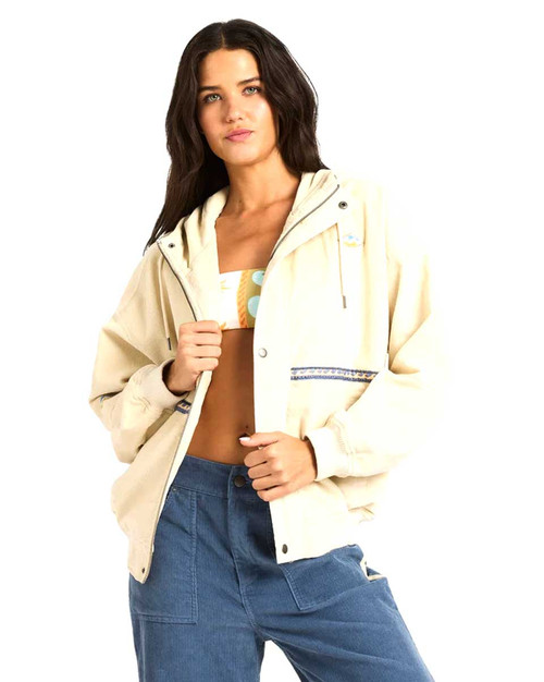 Set The Tone Jacket - White Cap