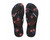 Slim Floral- Black/Red