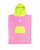 Toddlers Hooded Poncho Pink