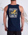 Ink Slinger Mens Tank - Navy