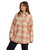 Over And Above Ladies Jacket - Plaid Cafe Creme