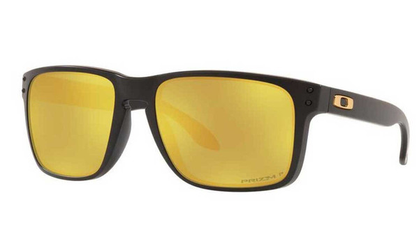 Holbrook Matte Black Prizm 24k Polarized