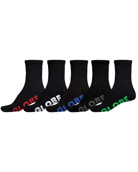 Globe Large Stealth Sock 5 Pairs