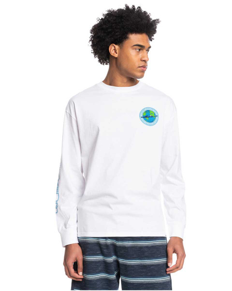 Ocean Made LS Tee - White