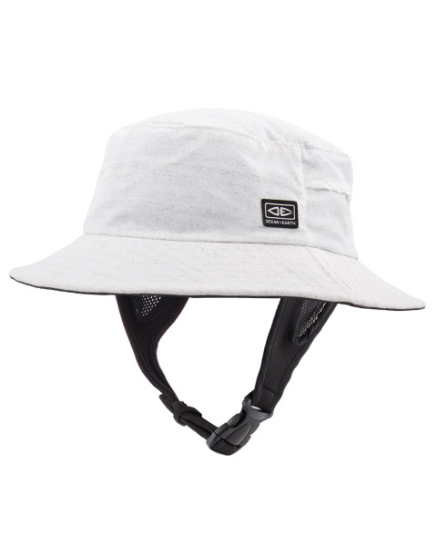 O&E  Bingin Soft Peak Surf Hat - White