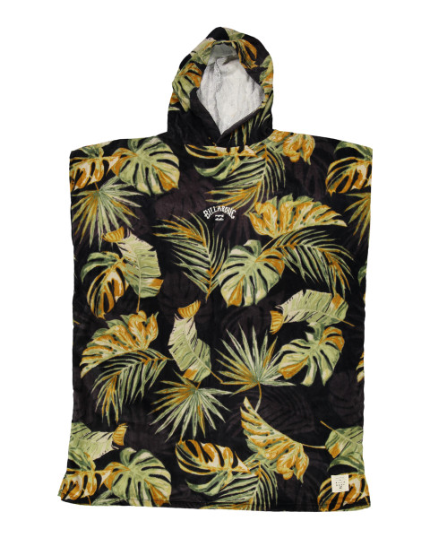 Tropicana Hoodie Towel - Black