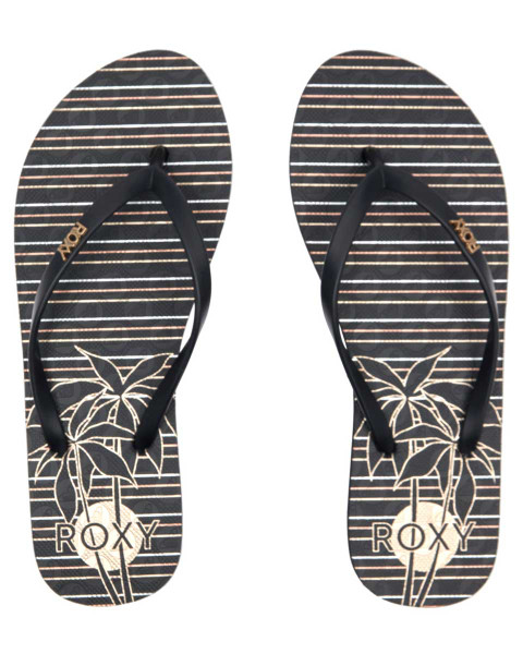 Viva Stamp II Jandal - Black/M Gold